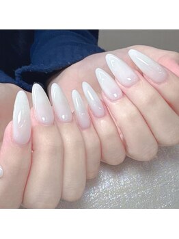 クイーンズビューティーサロン 歌舞伎町店(Queen's beauty salon)/チップ長さだしワンカラー