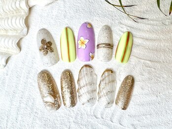 マイレ(Maile)の写真/ハイクオリティで繊細な手描きアートで差がつくお洒落ネイル♪思わず見惚れる指先へ☆