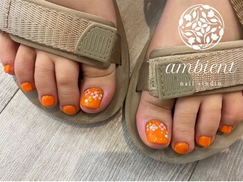 ネイルスタジオ アンビエント 表町店(Nail Studio ambient)/フットネイル