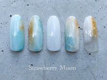 サロンストロベリームーン(Salon Strawberry Moon)/ニュアンスネイル