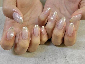 ネイルサロン ドゥ(Nail Salon Doux)/(平田)冬っぽナチュラルネイル