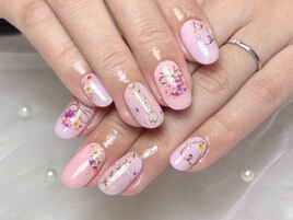 プリンセス風ネイル