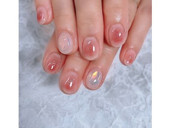 ディアリーネイル(Dearly Nail)/チーク&オーロラネイル