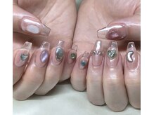 ミュウ(myw)/長さ出しクリアネイル