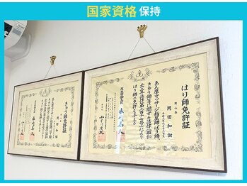 スッキリ整体院/国家資格保持