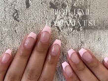 トップネイル ハママツ(TOP NAIL HAMAMATHU)/ピンク×フレンチネイル