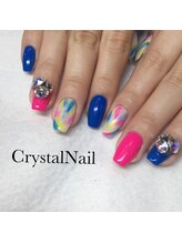 クリスタルネイル ボンベルタ橘店(CRYSTAL NAIL)/ゴージャスネイル