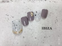 ネイルアンドアイラッシュ イビザ(IBIZA)/フット定額　ダルメシアン