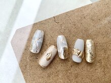 ネイルサロン ジョアアンジェ 天王寺店(joie ange)/ニュアンス　キレイめ