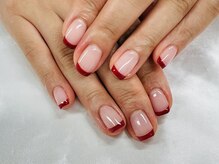 ユリシスネイル(ULYSSES NAIL)/赤フレンチネイル