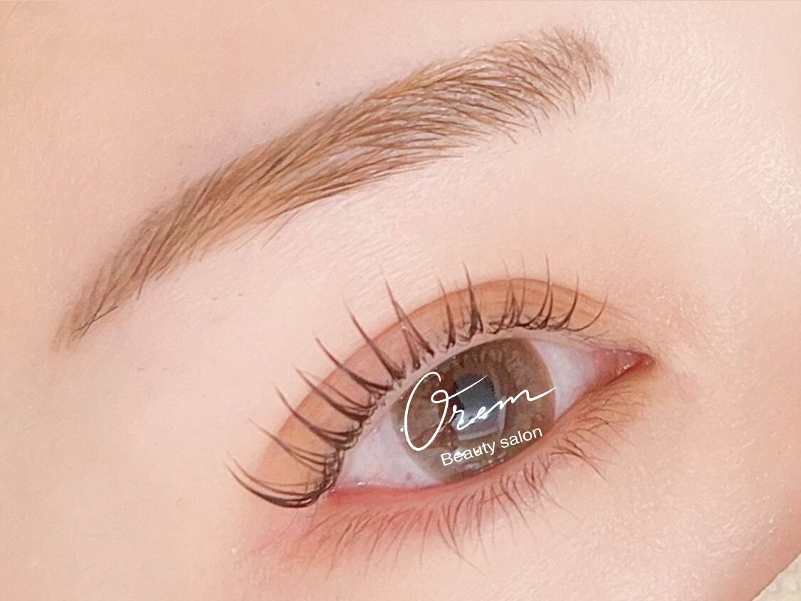 まつげパーマorパリジェンヌ+眉毛wax脱毛　\9500→\8500[高円寺]