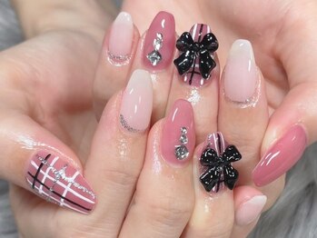エムズヴィラ(M's Villa.)の写真/【月替わり定額キャンペーン☆】毎月変わる特別なデザインで季節感あふれるネイルを楽しめる!理想の指先に*