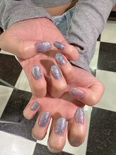 トータルビューティー パッション 茨木(Total Beauty Passion)/ブルー×ラメワンカラー