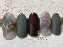 ネイルアトリエルカ(nail atelier LUCA)/W-332 ニュアンスインクネイル