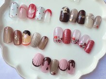 ネイルサロンアンドスクール バニラ(nailsalon&school VANILLA)/バレンタインネイル