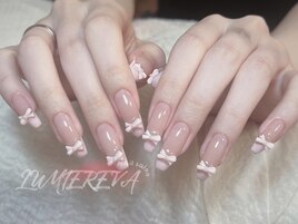 リボンフレンチデザイン