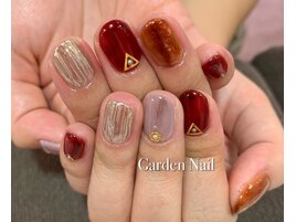 秋のニュアンスネイル