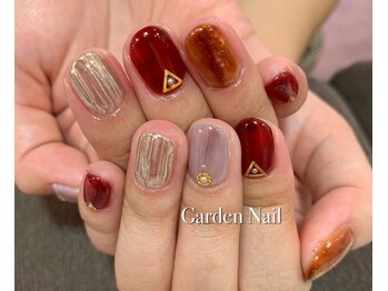 秋のニュアンスネイル