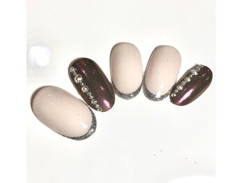 エトワール 大垣店(Etoile)/ピンクミラーネイル