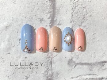 ララバイ 恵比寿店(LULLABY)/上品パステルストーンネイル