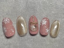 ネイル ナテュール 平塚店(Nail Nature)/涼太作☆雪の結晶ネイル