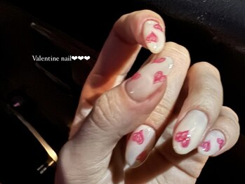 エムスリー(M3)/バレンタイン落書きネイル♪