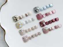 ベイビーズ ブレス(Baby's breath)の雰囲気（きらきら◎フットビジュー1デザイン♪色変えできます！）