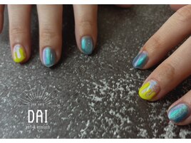 とろーりアート個性的ネイル