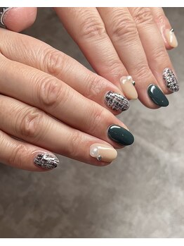 レッシュネイル サロンアンドスクール(RECH NAIL salon&school)/☆ツイードネイル☆