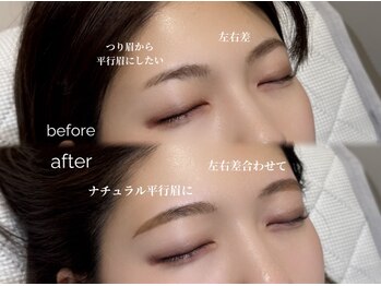 CHERIE Brow心斎橋店眉毛/アイブロウ/メンズ眉毛/まつげパーマ/パリジェンヌ/マツエク/つり眉からナチュラル平行眉に♪