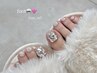 【Foot】親指2本埋め尽くし+ワンカラー ¥8800
