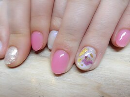 押し花ネイル♪