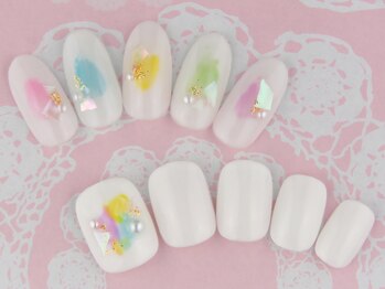 リアン(lien)/ハンド&フットお揃いネイル