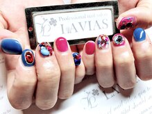 プロフェッショナル ネイルサロン ラヴィアス(LAVIAS)/【ジェル】お好きなアート6本