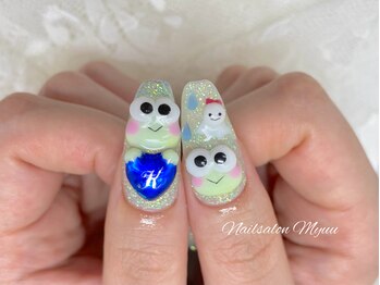 ネイルサロン ミュウ 池袋店(nailsalon Myuu)/けろけろけろっぴ3D