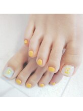 ラバーズネイル(Lover's Nail)/押し花フット