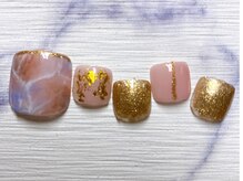 ネイルサロン インプレス(Impress)/大理石フットネイル