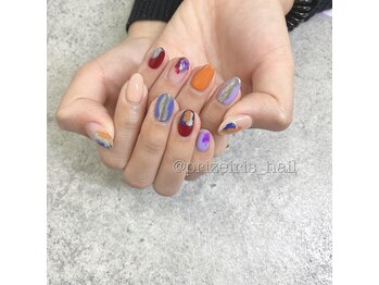 プライズアイリス アイラッシュ 池袋東口店(prize Iris eyelash)/カラフル個性的デザイン【池袋】