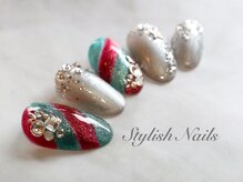 スタイリッシュネイルズ(Stylish Nails)/クリスマスカラーネイル
