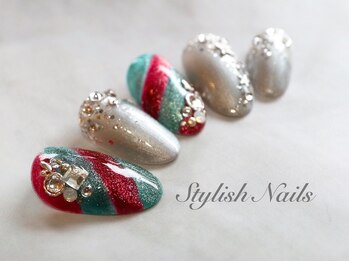 スタイリッシュネイルズ(Stylish Nails)/クリスマスカラーネイル