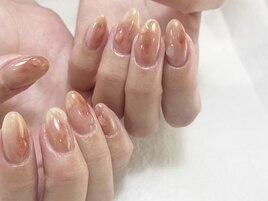 桃ネイル