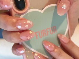 ハートホロネイル