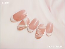 ファストネイル 京都烏丸店(FAST NAIL)/パールビジュー/レース/フレンチ