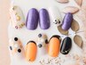 《秋ネイル》【新規】ハンド：ハロウィン スタンダードコース ¥12650→¥10120