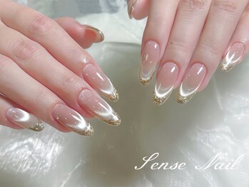 センスネイル(Sense Nail)/マグネットフレンチラメ
