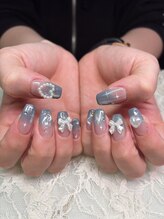 アクアマリン(AQUAMARINE)/持ち込みネイル