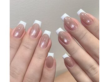 ちゅるんフレンチネイル