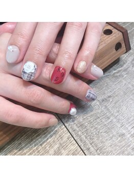 爪屋べっぴん堂/３Dカメオ×ツイード