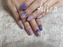 エリナネイルサロン池袋(Alina Nail Salon)/ツイードネイル