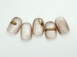 Cコース6500円ショートネイル